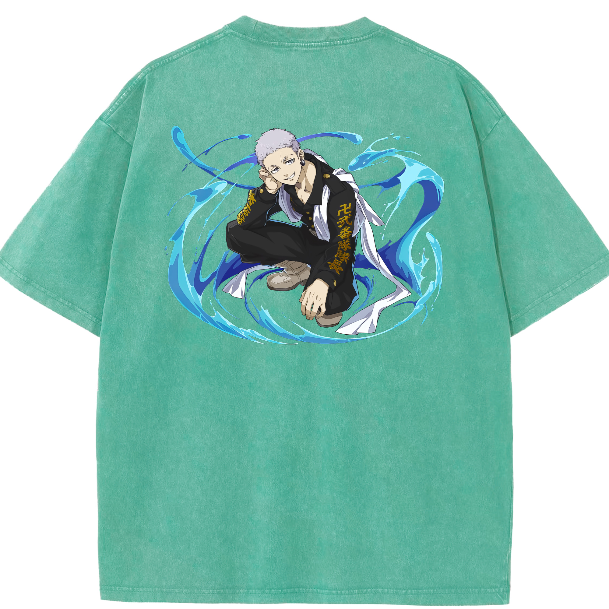 （画像用） 東京リベンジャーズ Tokyo Revengers 綿100% ヴィンテージ風 半袖Tシャツ（背面プリント）